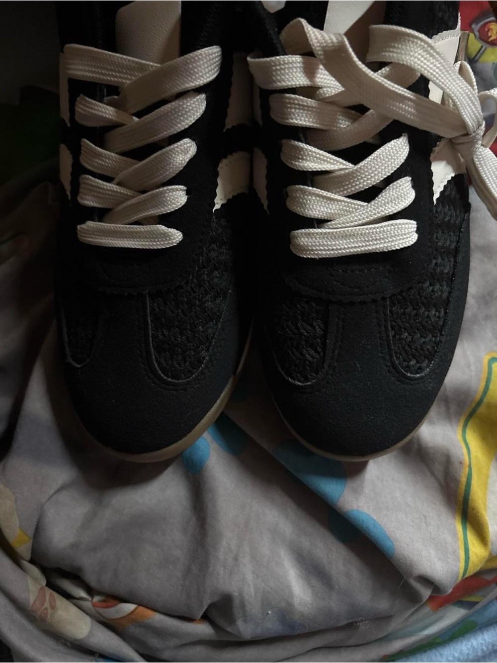 Puma Black and White Women's Low-Top Sneakers